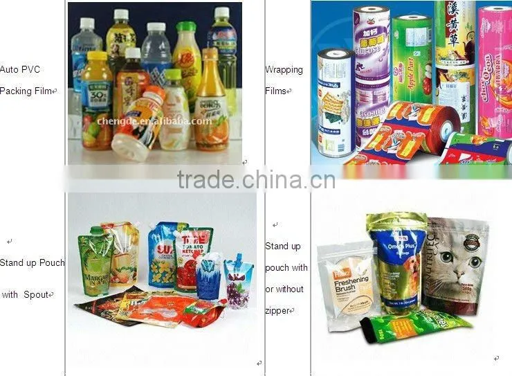 stand up food plastic bag