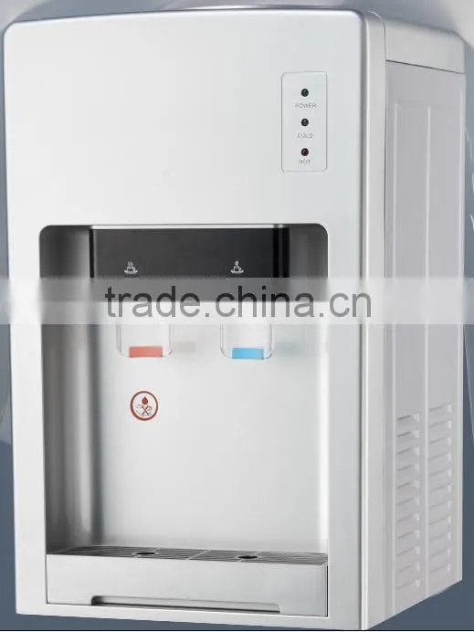Tabletop mini hot and cold water dispenser/water cooler