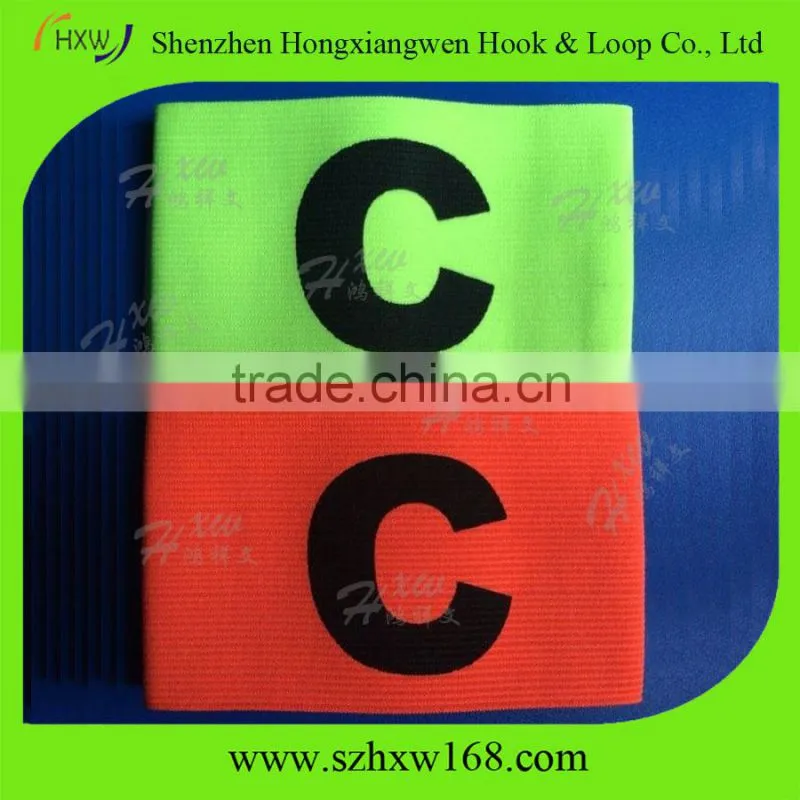Customized Polyester Hook loop captain armband
