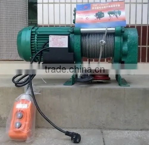 Multifunction motor hoists and electric hoist winches
