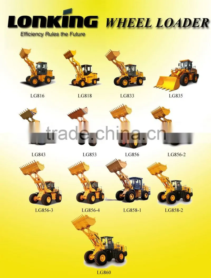 LG853D 5000kg Longking tractor with whee loader for sale with CE approved