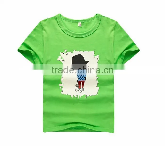 Low price wholesale cotton half sleeve T-shirt