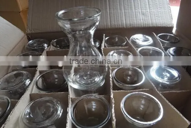 small and big home decorative hydroponics hyacinth flower glass vessel glass vase