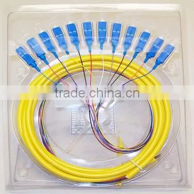 1*4 /1*8/1*16/1*32/1*64 mini tube fiber optic plc splitter ,1*4 with 1m g657A fiber optic cable splitter usd 4.5/pcs