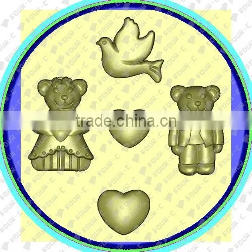 Wedding silicone moulds for cake decorate,baby mould,sweet mould