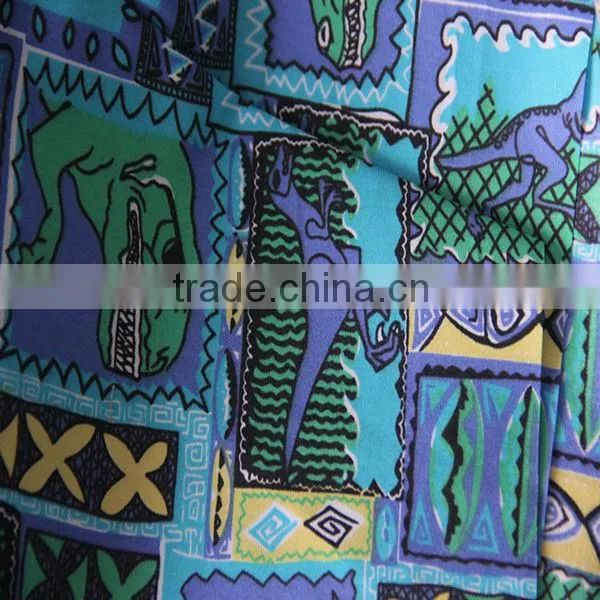 Dinosaur pattern for printed cotton fabric