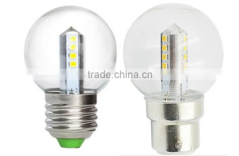 110V 230V E27 B22 E14 G45 P45 bulb glass house aluminum house g45 SMD filament LED 3w 4w