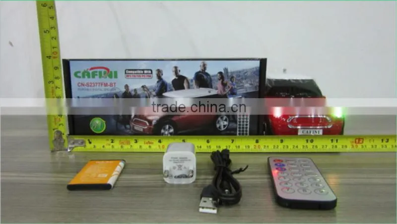 TF SD USB bluetooth speaker, 2016 hot sale cafini wireless car model bluetooth speaker