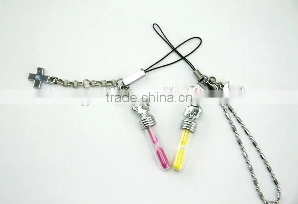 Hot selling Latest Fashion Egg,Plane,Cross Hourglass Mobile Phone Straps