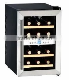 Newest design 34litre wood shelf dual zone bar beer cooler