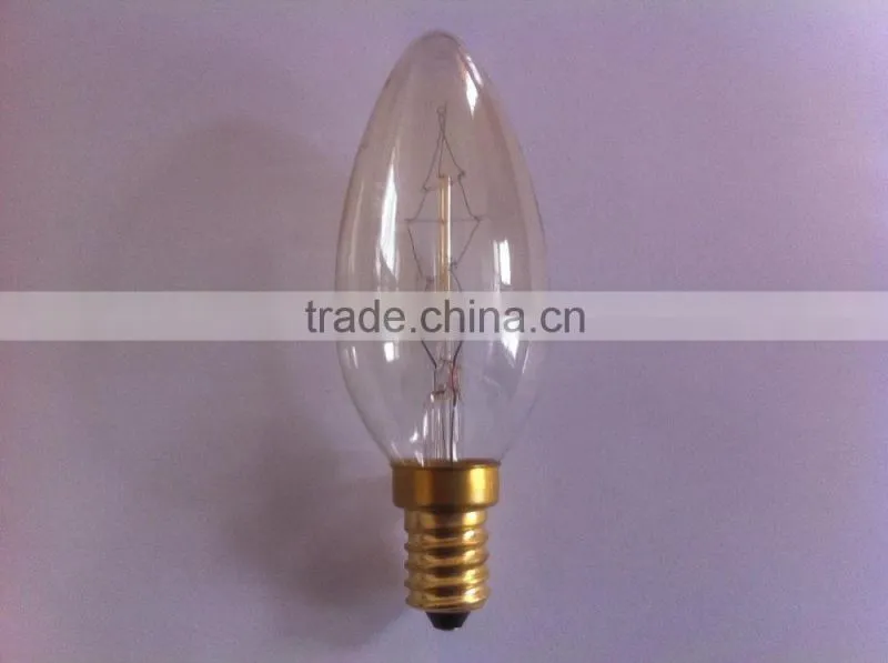 Vintage filament Edison bulb C35