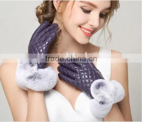 Faux Fur Women Gloves Various Colors Fur Women Gloves