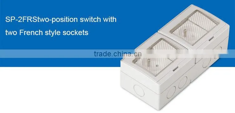 Waterproof Doorbell Switch Waterproof Electrical Outlet Box(SP-2FRS)