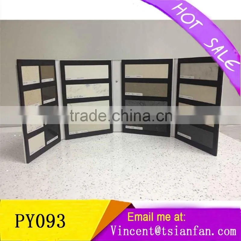 PY093 Stone Display Book stone sample folder stone sample catalogue with Handle for merchandising