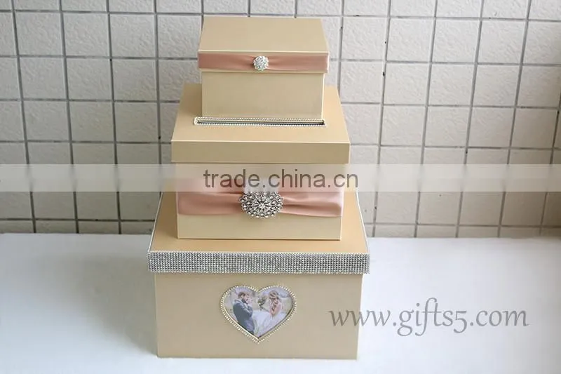 Best wedding gifts of wedding card boxes with photo frame