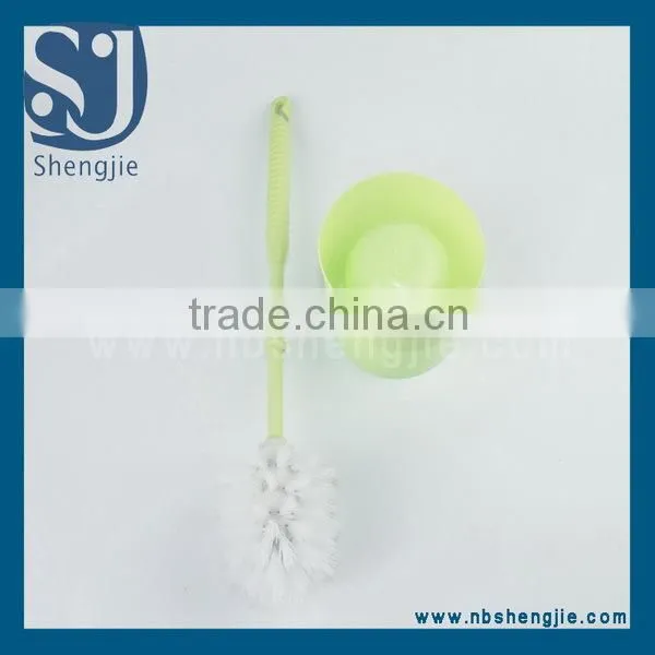 Trade Assurance Cleaning plastic toilet brush with the same color holder