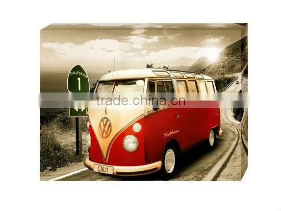 Classical bus canvas prints