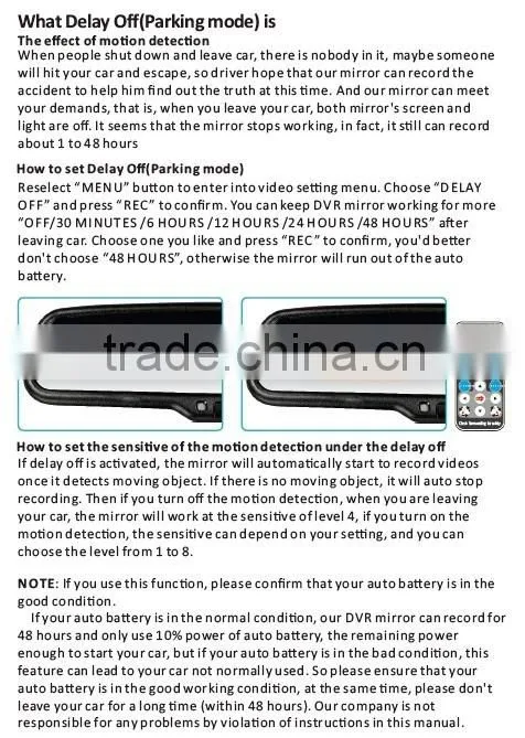 Multipul screen display rear view mirror monitor especially for trucks