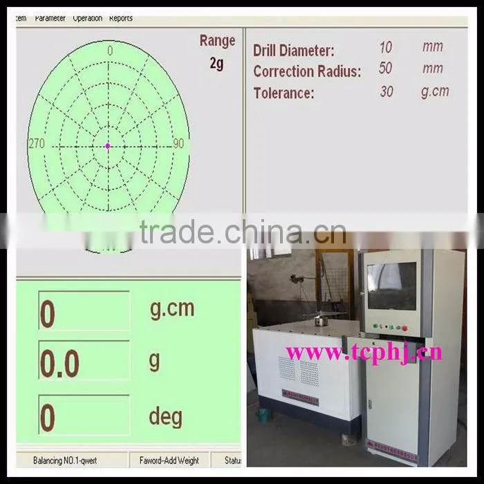 Factory Supply Electronic Dynamical Balancing Machine Design
