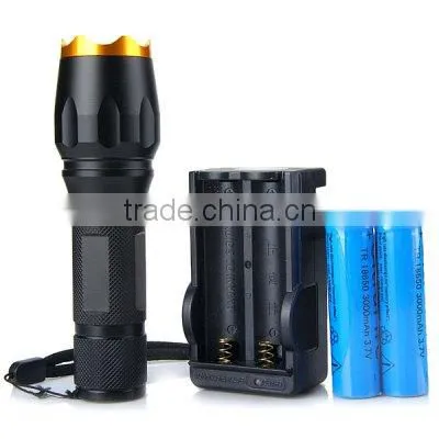2014 best small gift xml t6 led flashlight parts led flashlight