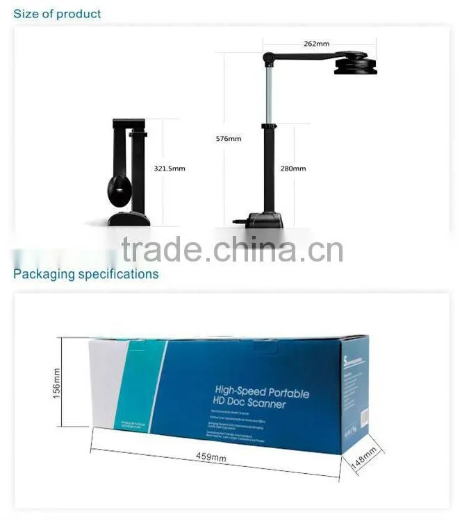 5.0mp support max a3 large format camera scanner