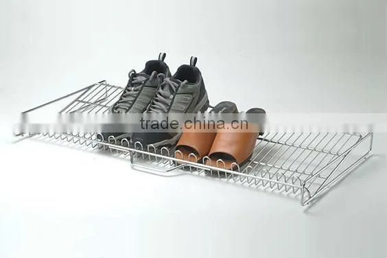 Single tier matal shoe store display racks PF-E369