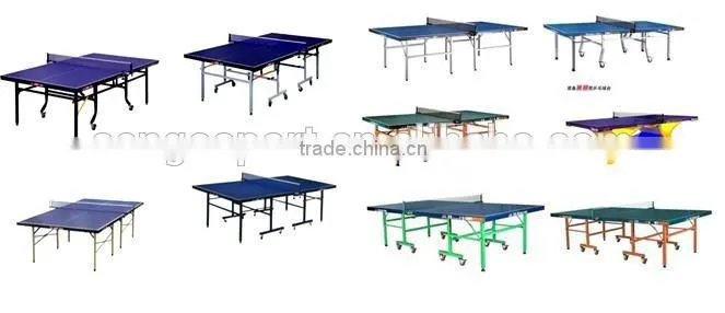 Blue table surface adjustable table Tennis ball machine