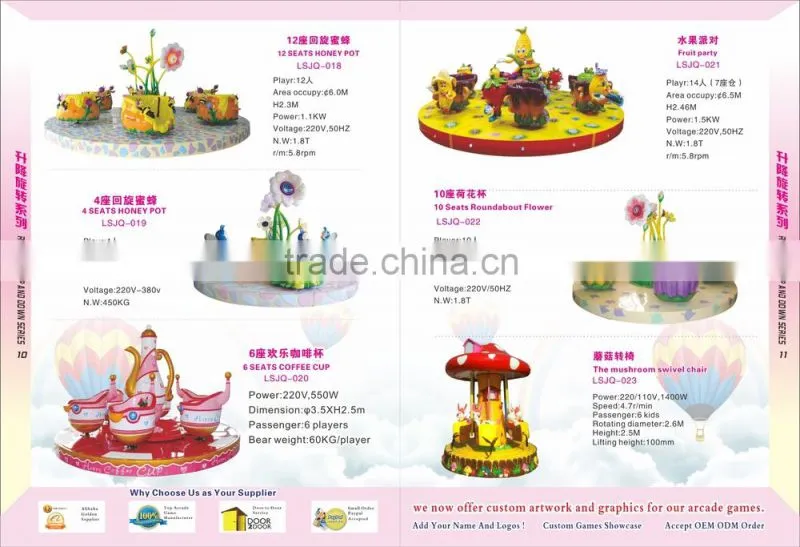 CE proved 360 degree rotating robot amusement machine kiddie ride arcade game machine for game center