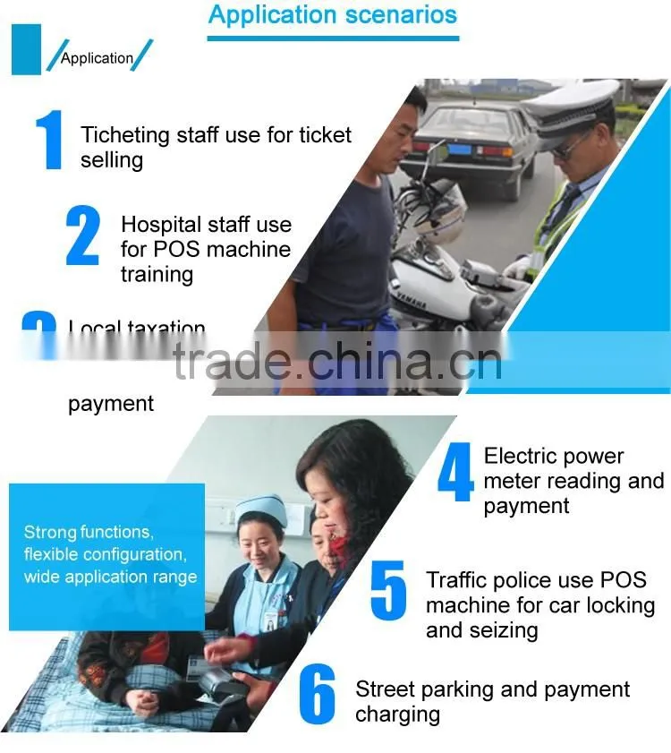 Mobile thermal pda printer with barcode reader