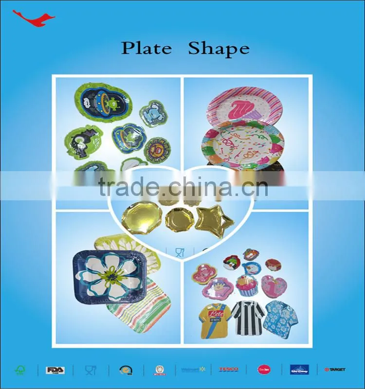 Halloween paper plate, Halloween supplier, Halloween shaped paper plates