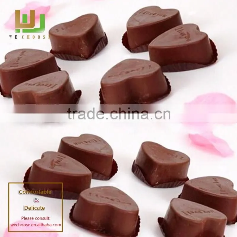 Heart shaped 3d silicone mold chocolate cake mold ice cube trays for delicious DIY gifts for love