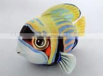 factory wholesale realistic 3D plush cross stripe flatfish toy stuffed animal toy cross stripe flatfish soft toy
