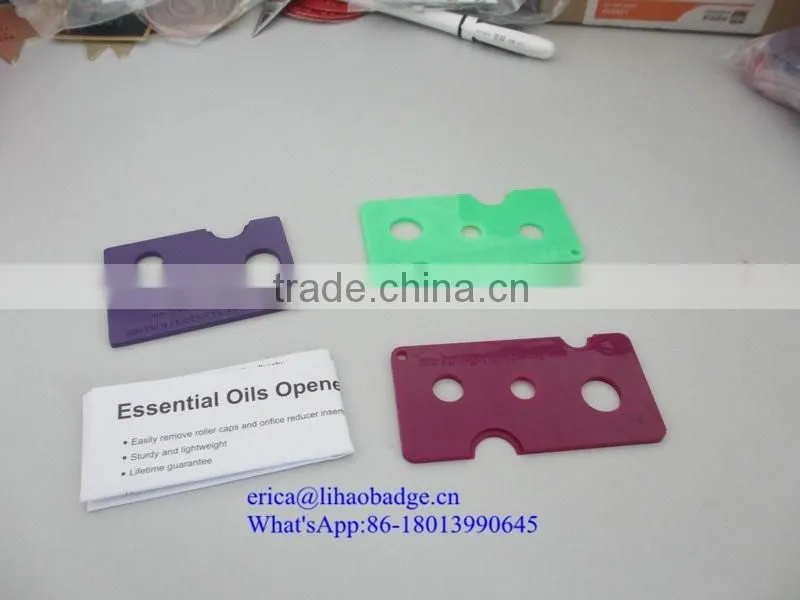Top quality Cheapest rectangle shaped bottle opener for essential oil