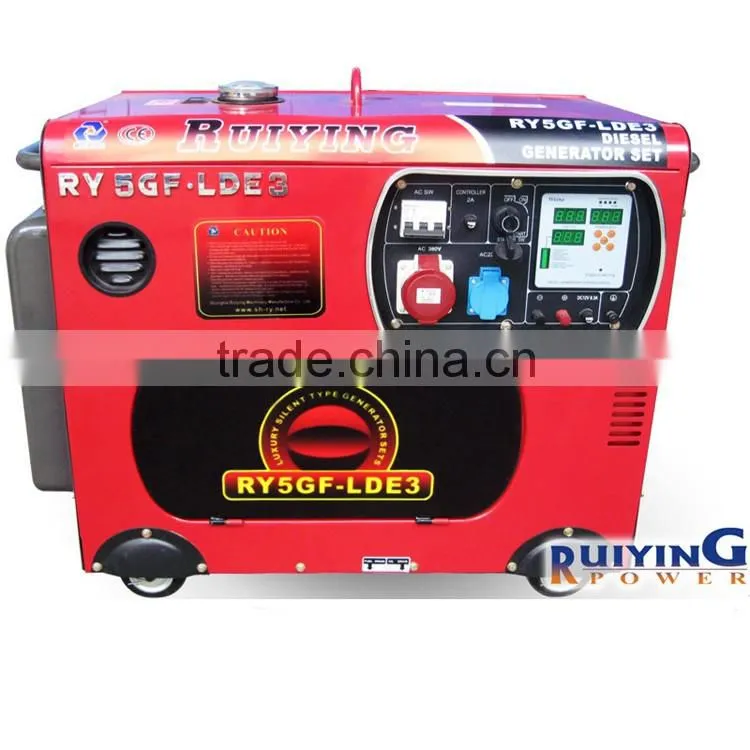 6kva china silent type portable Diesel Generator for home use