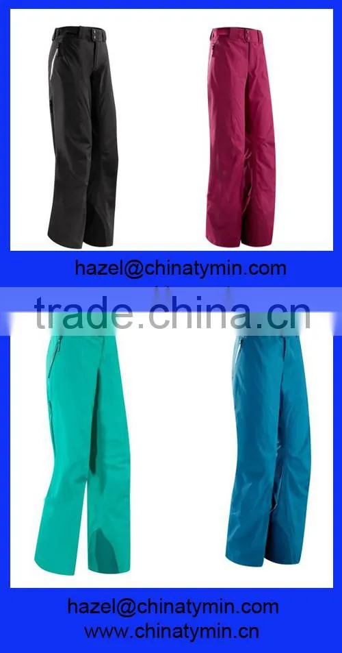 2015 sportswear women's mountain snowboard pants