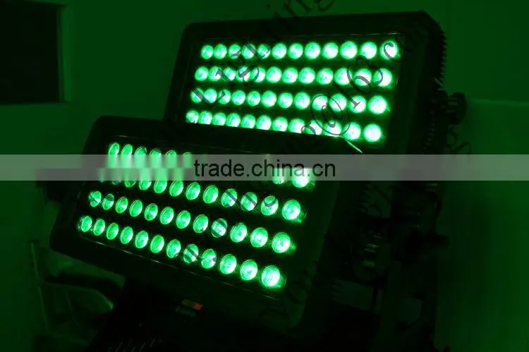 Factory Wholesale Outdoor IP65 Waterproof Rainproof Building City Color Light 96x15W RGBWA+UV 6-IN-1 LED Wall Washer