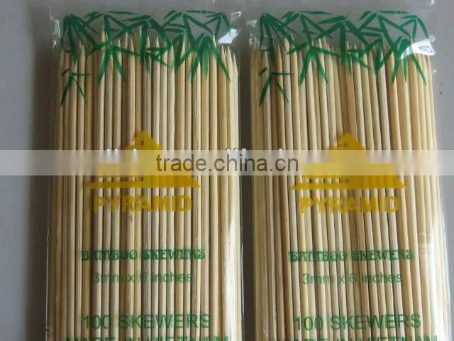 9" Bamboo skewer
