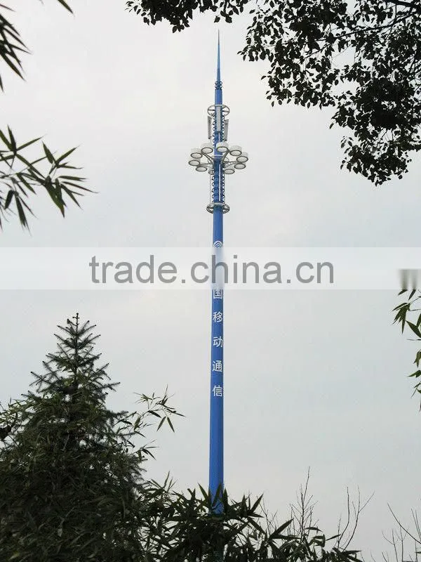 4G communication antenna tower monopole