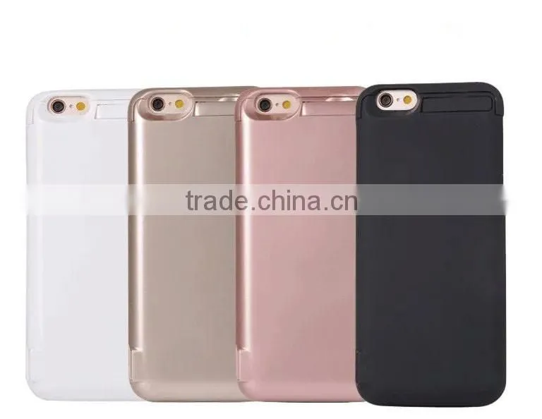 2016 New arrival cell phone case with battery charger for iphone 6