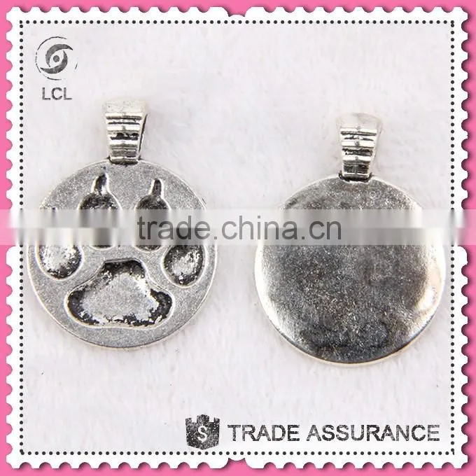 Wholesale engravable charms, wholesale paw print bulk charms