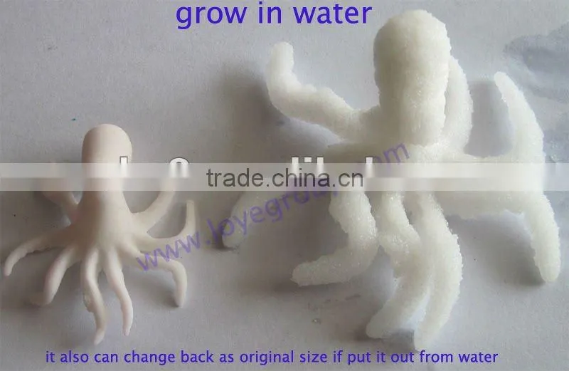 plastic capsule toy/grow in water toy/growing sponge toys uv colour change toys uv checker uv toy