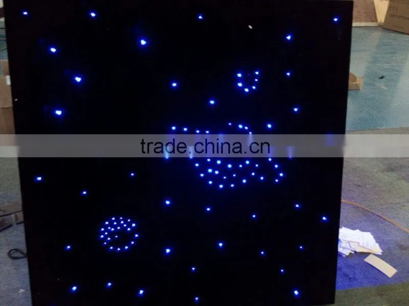 12v LED RGB fiber optic lighting ceiling panel