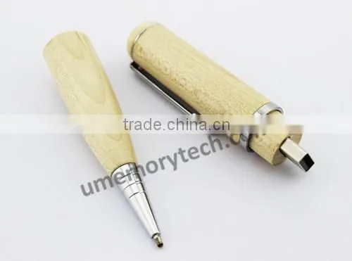 2017 New design Wooden pen usb memory drive stick 8gb 16gb