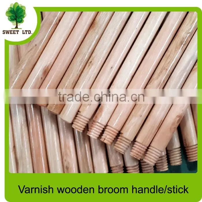 140x2.5cm varnished wooden sticks factory price