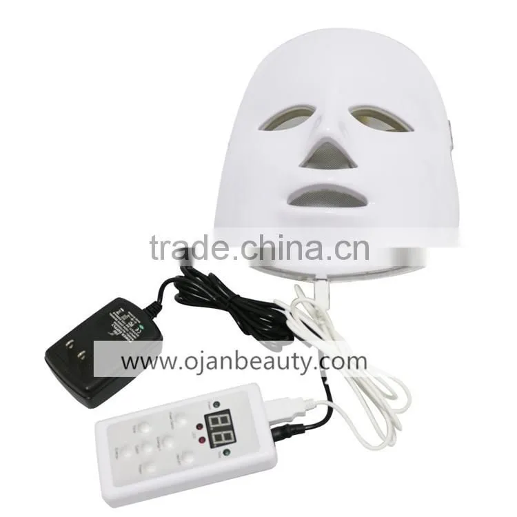 7 color Led Light Pdt Skin Rejuvenation Facial Mask