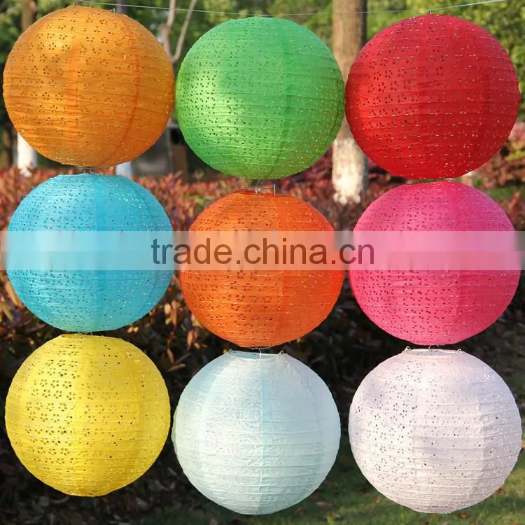 Fashion design various colors decorative paper lantern for sale