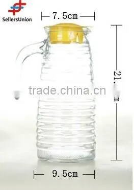 No.1 yiwu & ningbo exporting commission agent wanted 1L drinking water/juice jug set with 4 glass cups