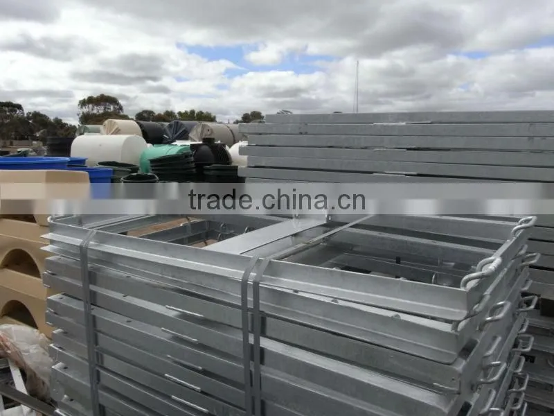 Galvanized or PVC horse stable frame