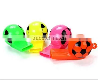 colored sports plastic whistle