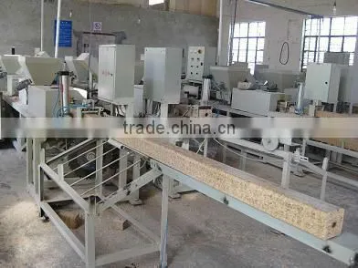 Wood processing line Sawdust hot press